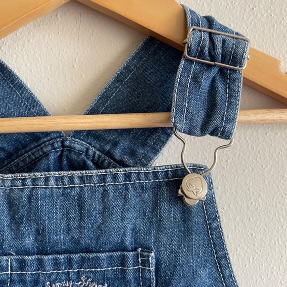 Vintage Strawberry Shortcake Dress 24M Denim Overall Rare Girls Sweet Berry Wear - Picture 6 of 11